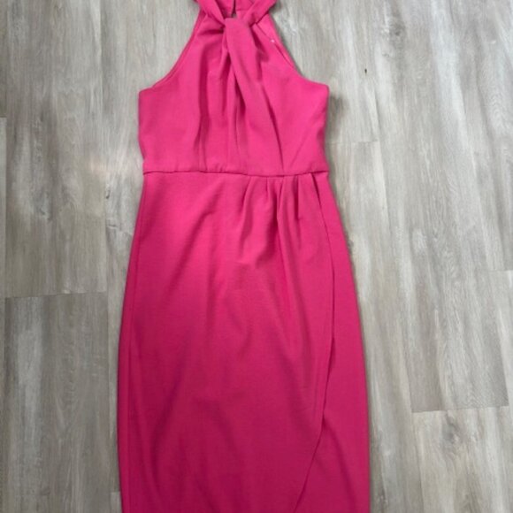 NWOT Julia Jordan Knot Neck Tulip Hem Dress size 4 - Picture 6 of 10